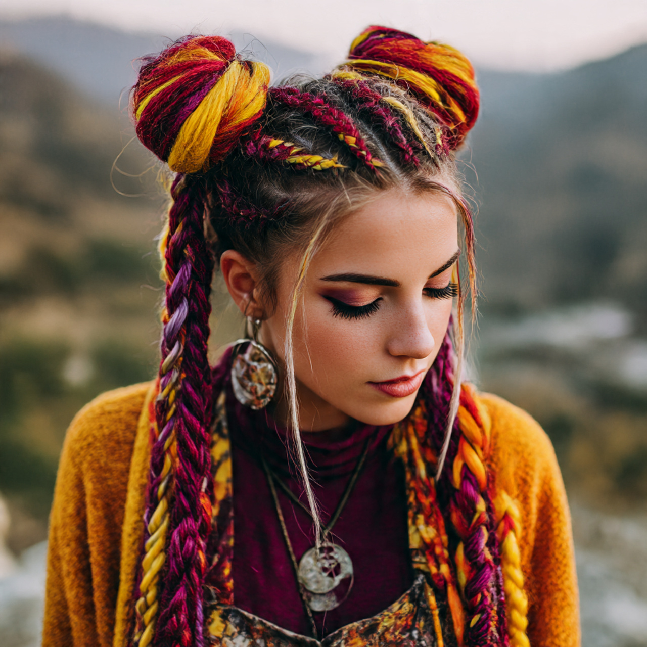 Braid Hairstyles: Yarn Braids