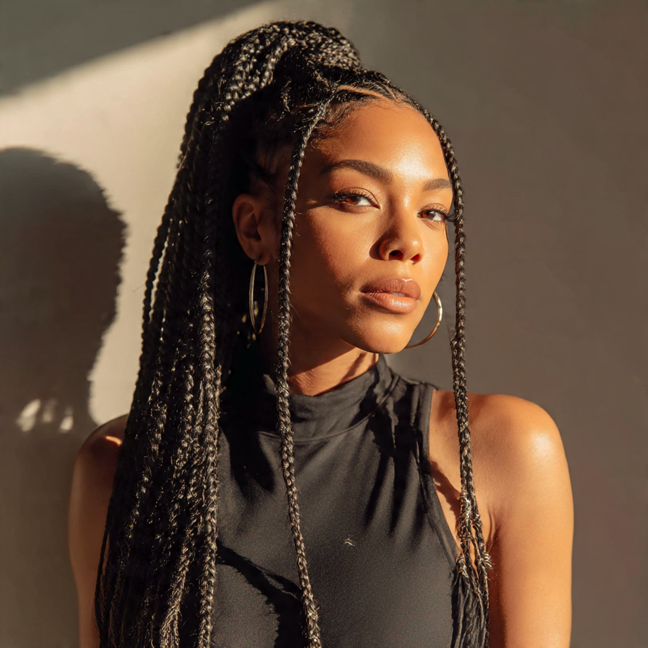 25 Gorgeous Hairstyles for Black Women: Braids & Naturals 1 Classic Box Braids and the Standard of Protective Hairstyles for Black Women