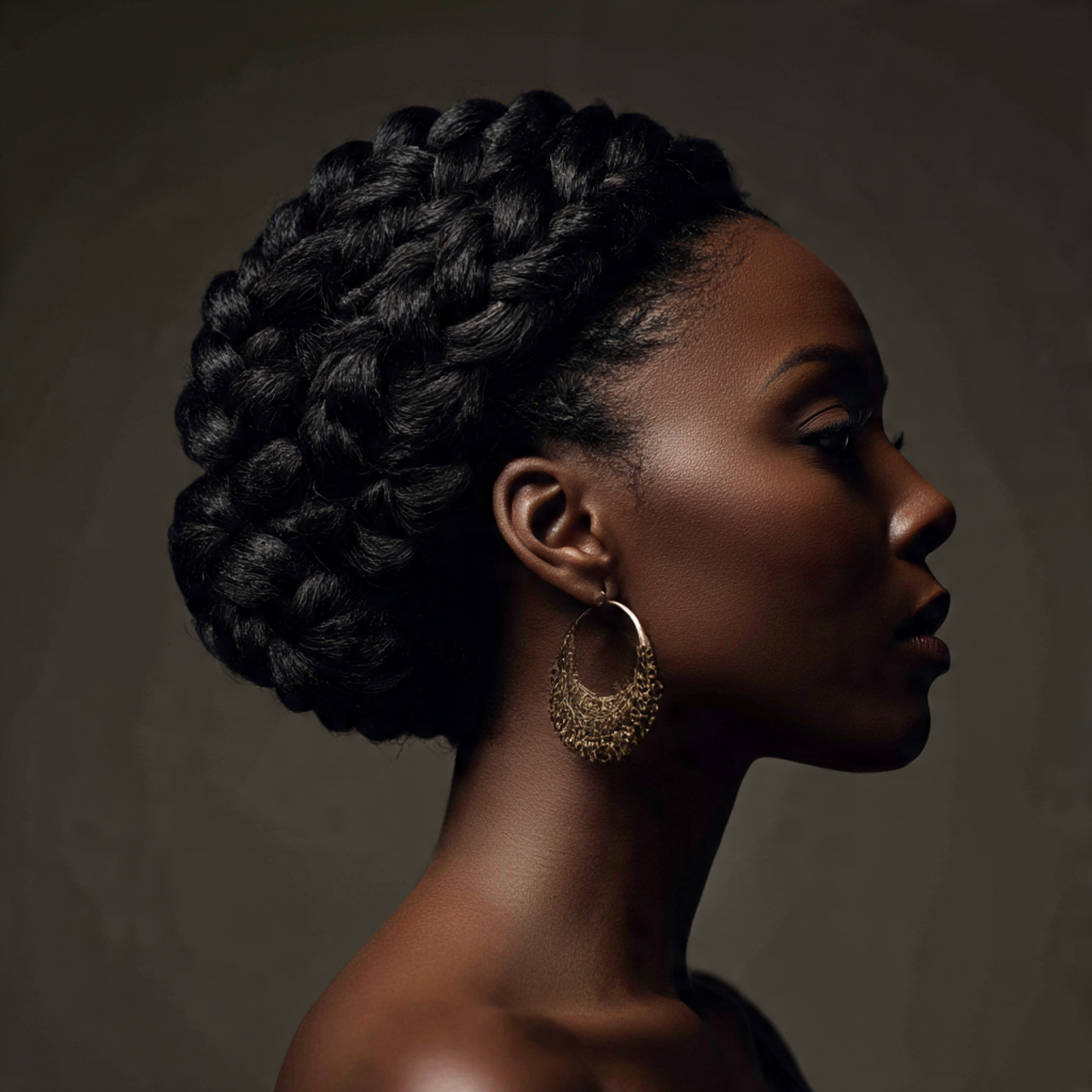 25 Gorgeous Hairstyles for Black Women: Braids & Naturals 3 Goddess Braids: Majestic and Large-Format Hairstyles for Black Women