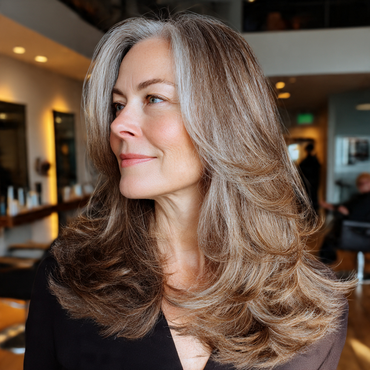 25 Empowering Haircuts for Women Over 50 Styles 11 Long and Flowing Haircuts for Women Over 50