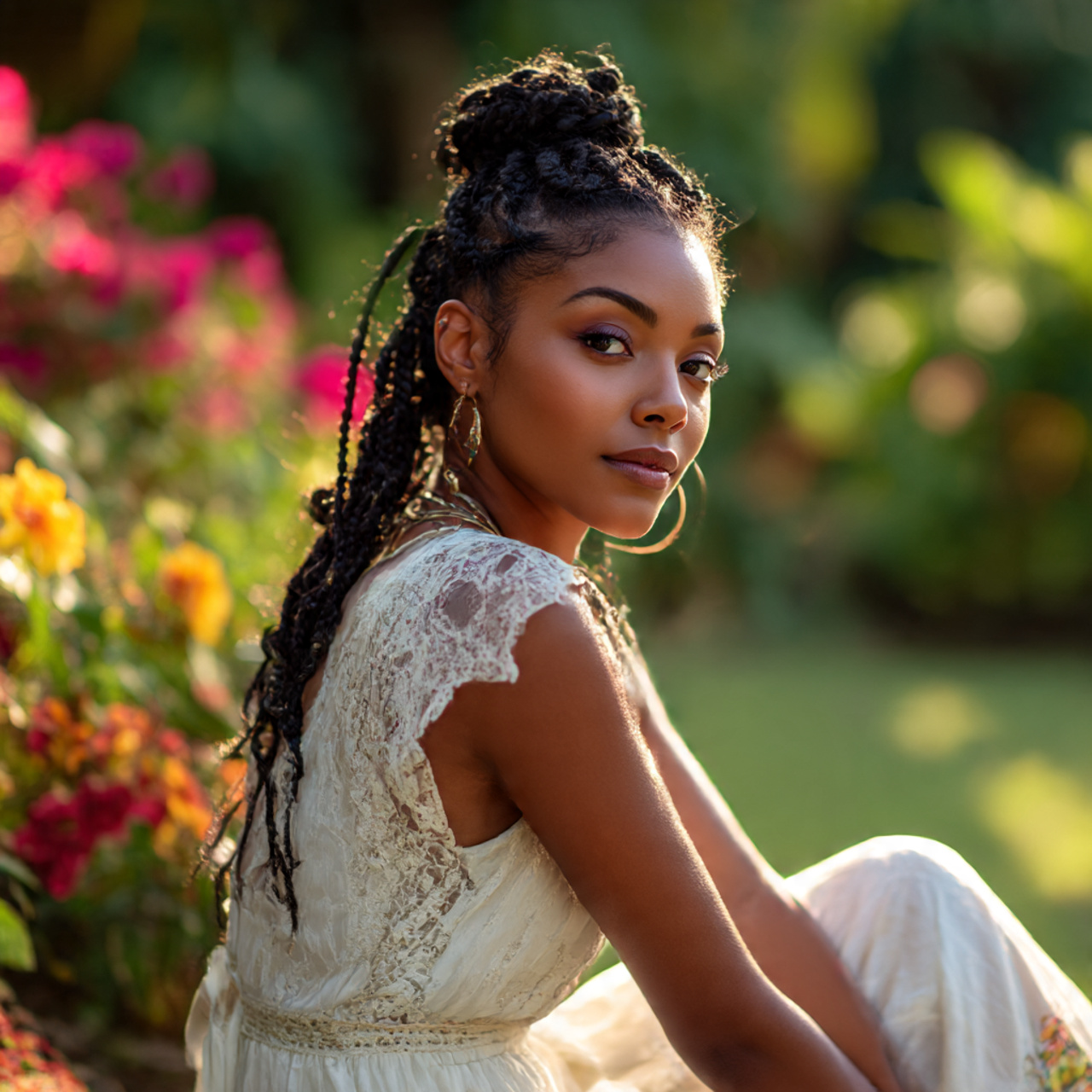 Micro Braid Hairstyles