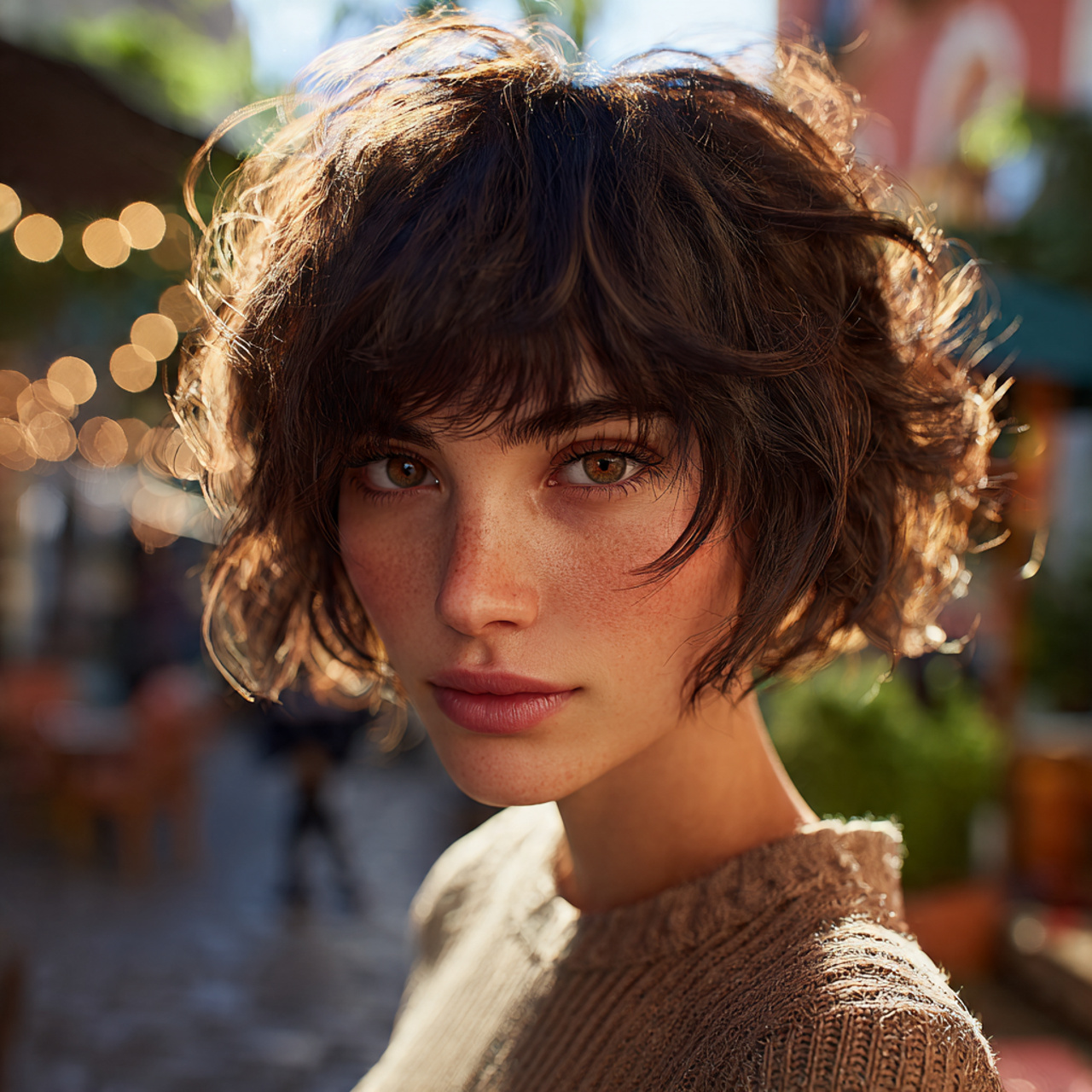 Short Shag with Bangs