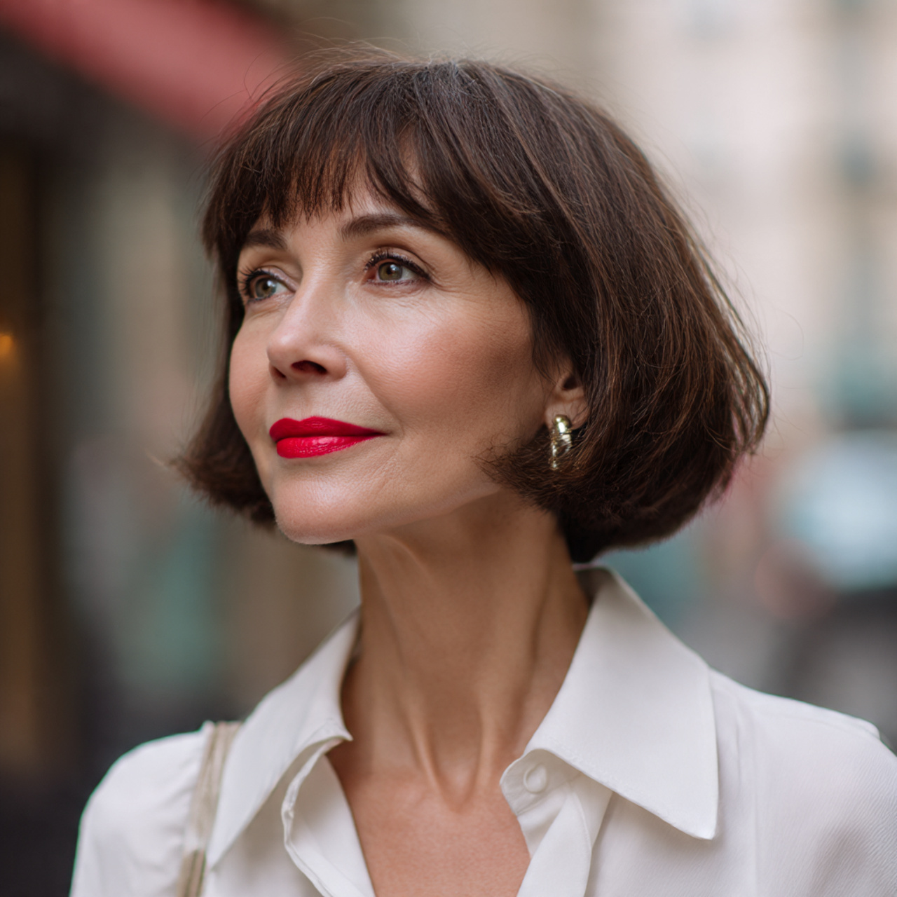25 Empowering Haircuts for Women Over 50 Styles 19 The Timeless French Bob