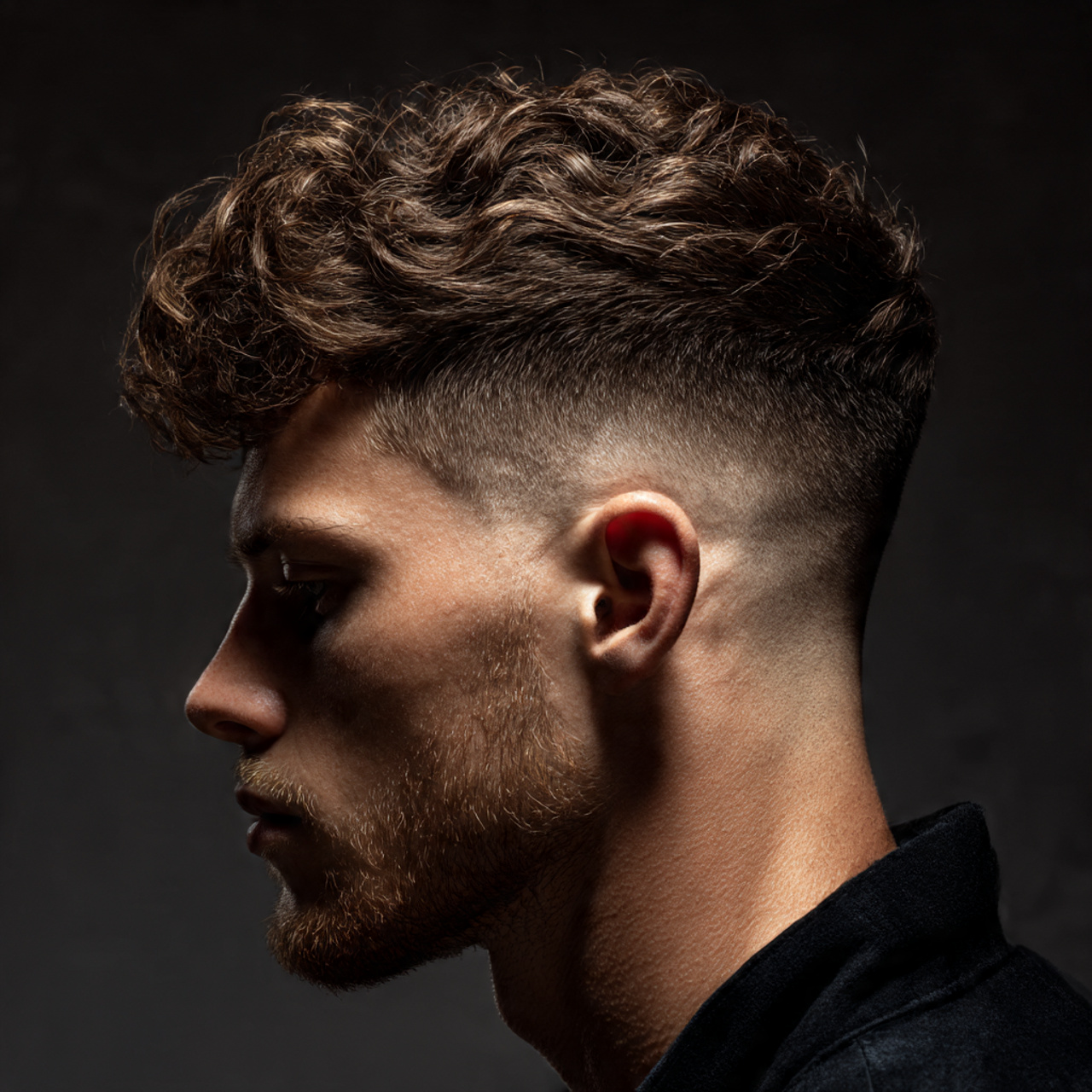25 Best Hairstyles for Wavy Hair – Defined Waves 15 The Wavy Taper Fade