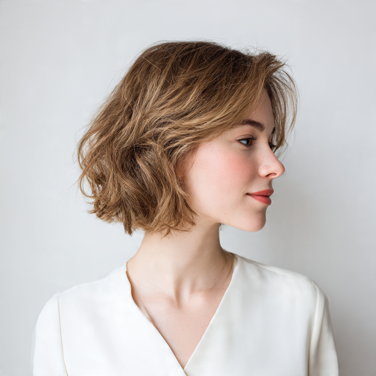 25 Best Hairstyles for Wavy Hair – Defined Waves 23 The Wavy Tucked Bob
