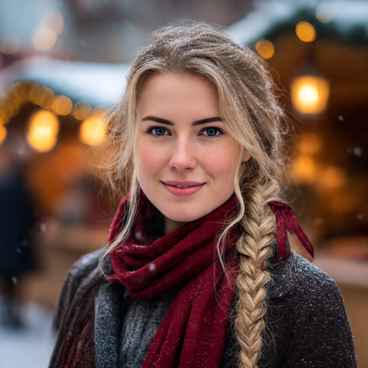 Gorgeous 25 Christmas Hairstyles Ideas for Every Holiday Event 17 a beautiful woman with long ash blonde hair