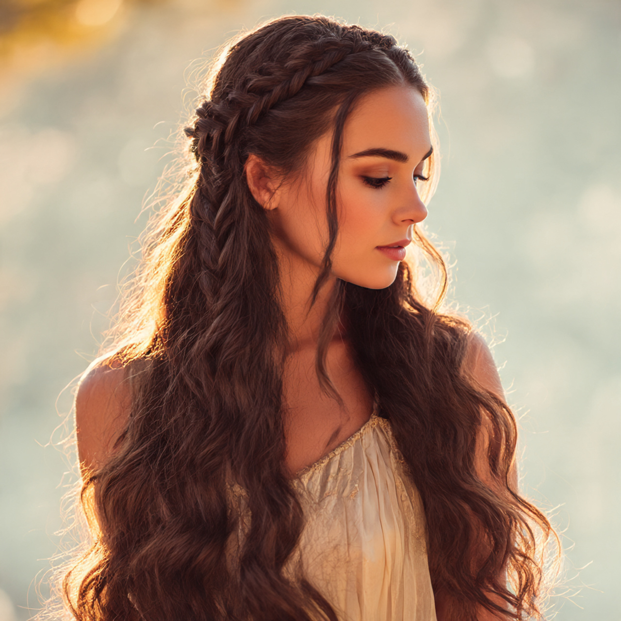 Best 30 Homecoming Hairstyles—Updos, Braids & Waves 6 a beautiful young woman with long glossy