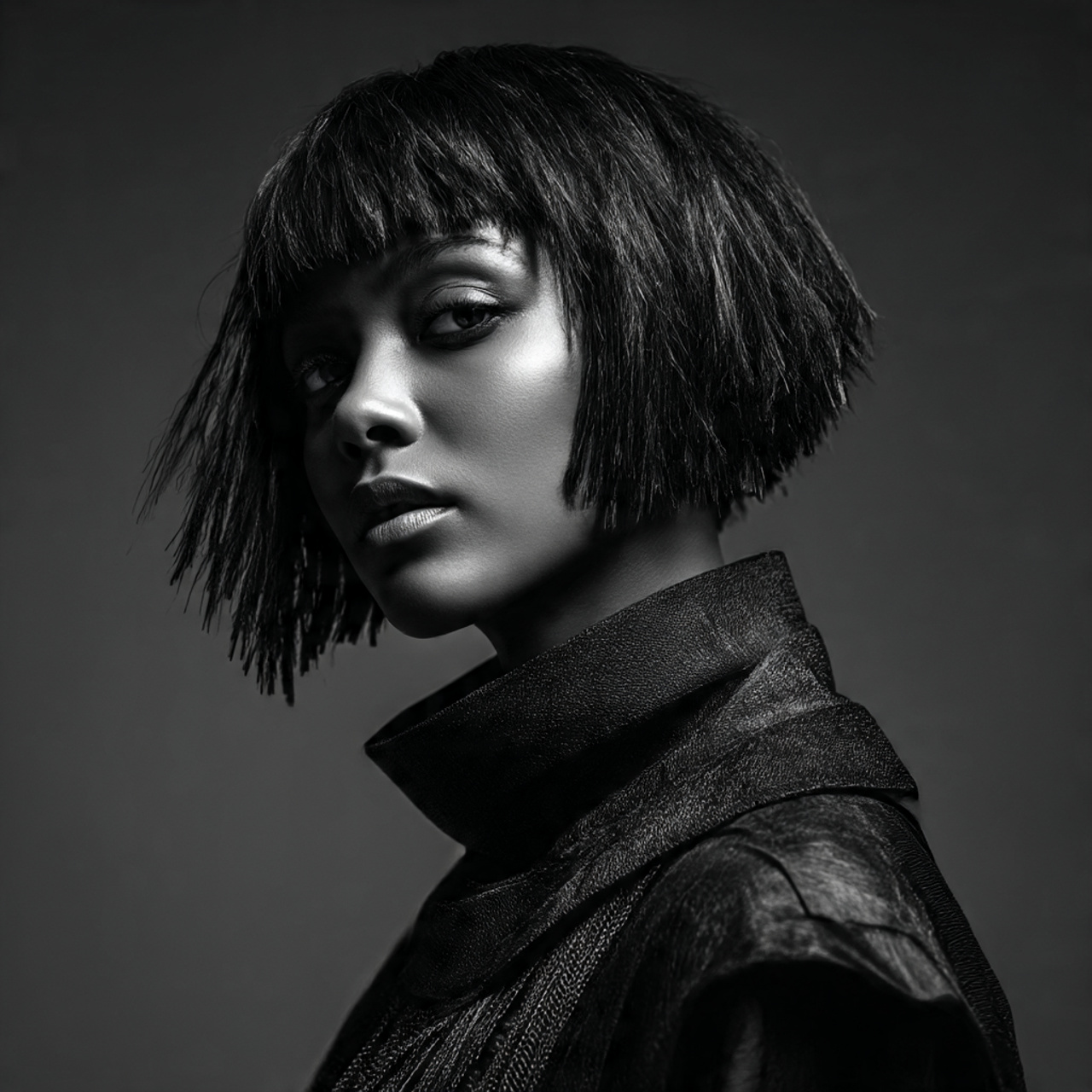 25 Stunning Bob Hairstyles for Black Women: Short, Curly & Sleek Cuts 25 a bold black woman with a disconnected
