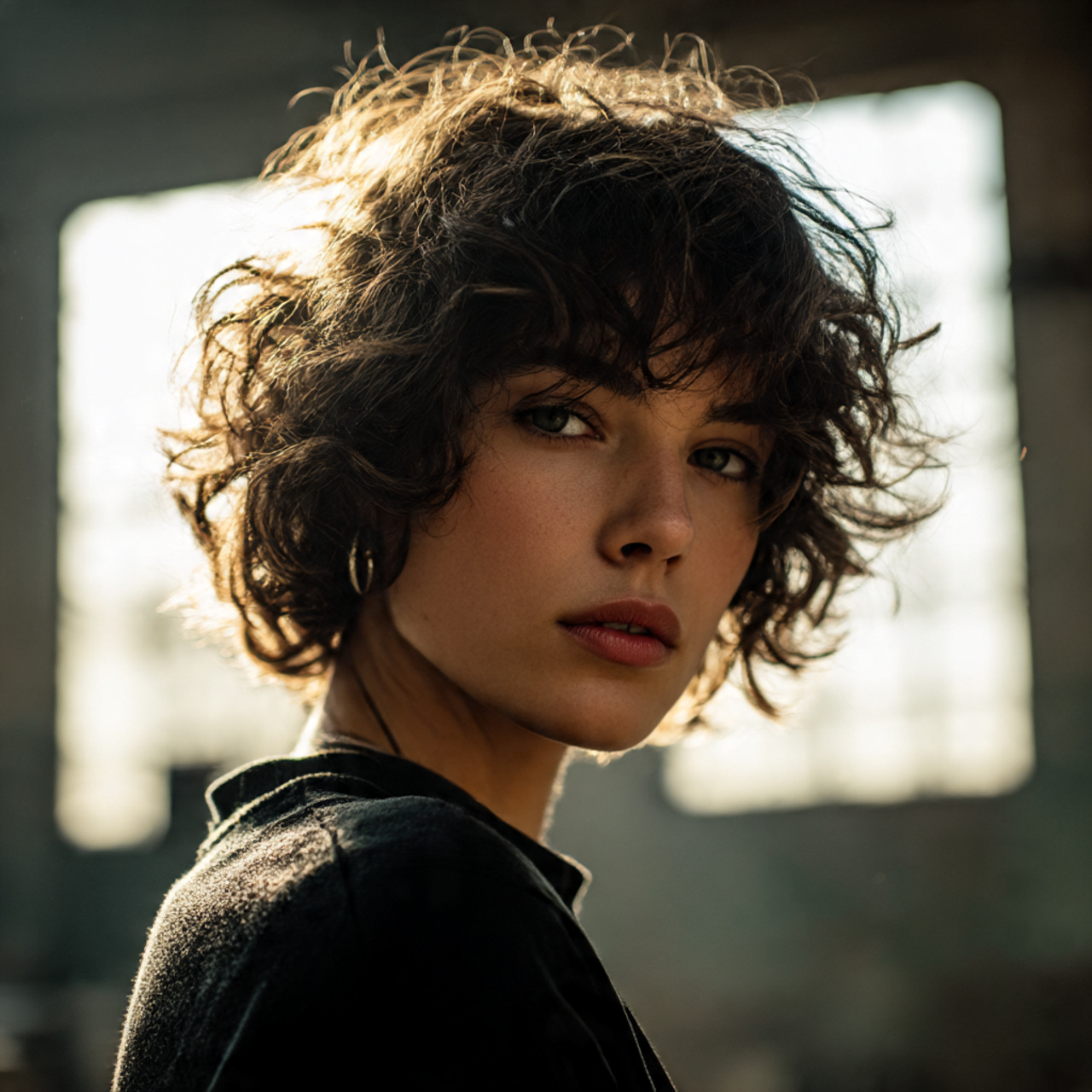 20 Shaggy Lob Ideas for a Fresh, Modern Look 10 a bold editorial style portrait of a woman