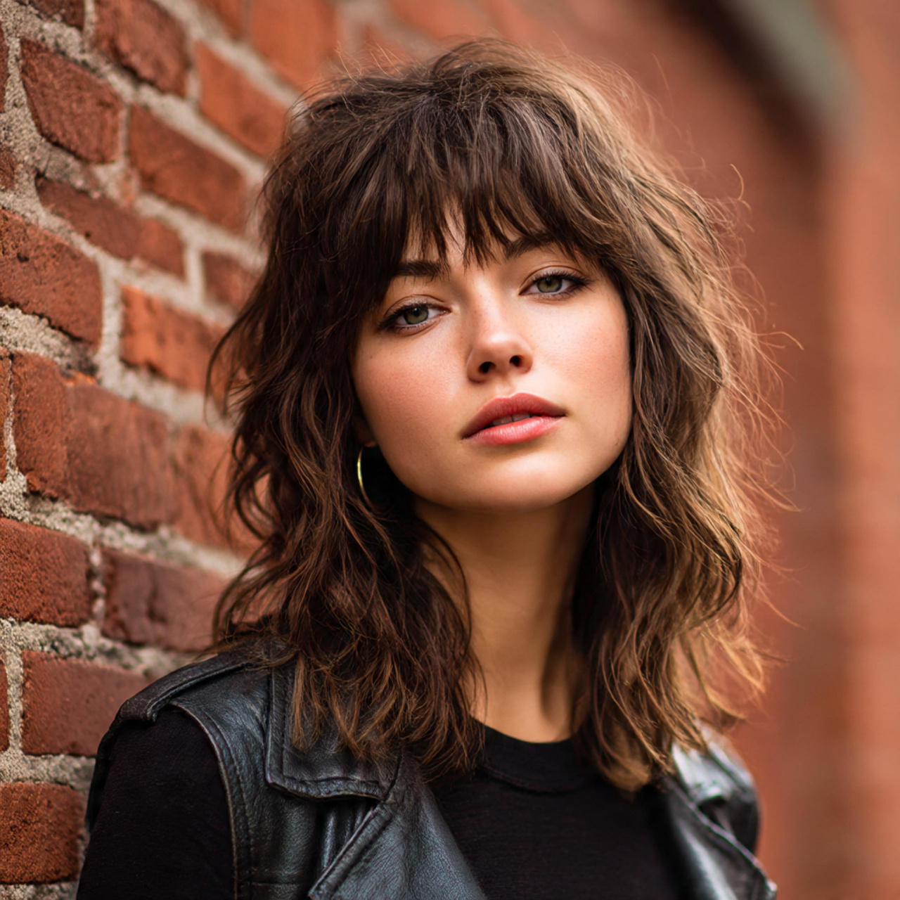 a candid street style shot of a confident