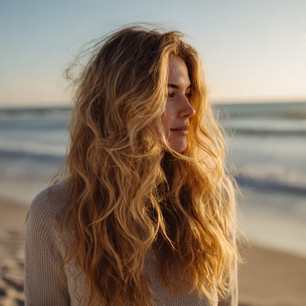 Best Long Hairstyles for Women: 27 Chic Ideas 3 a carefree woman with tousled effortless beach