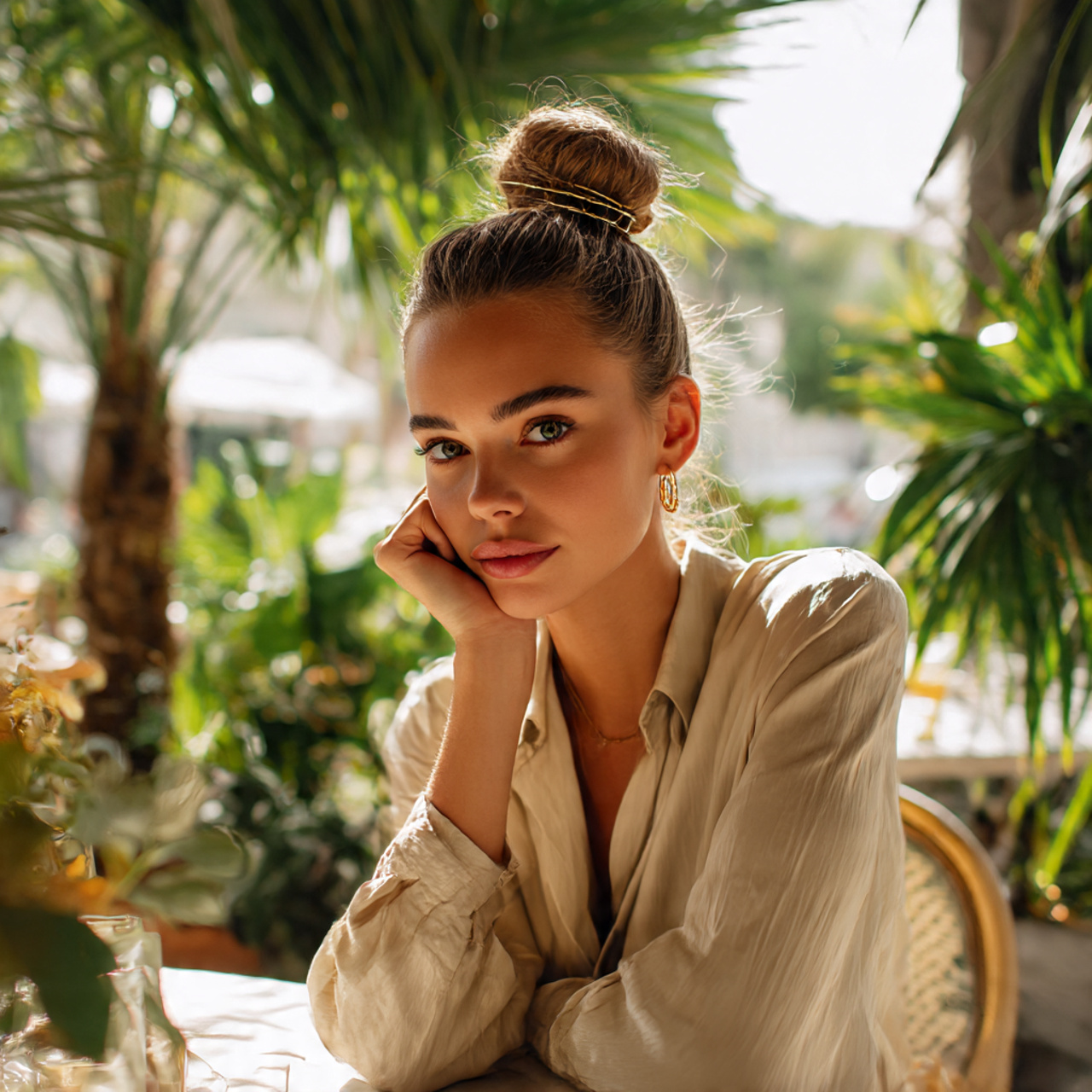 27 Chic & Easy Summer Hairstyles: Humidity-Proof Looks 14 a chic woman with a sleek claw