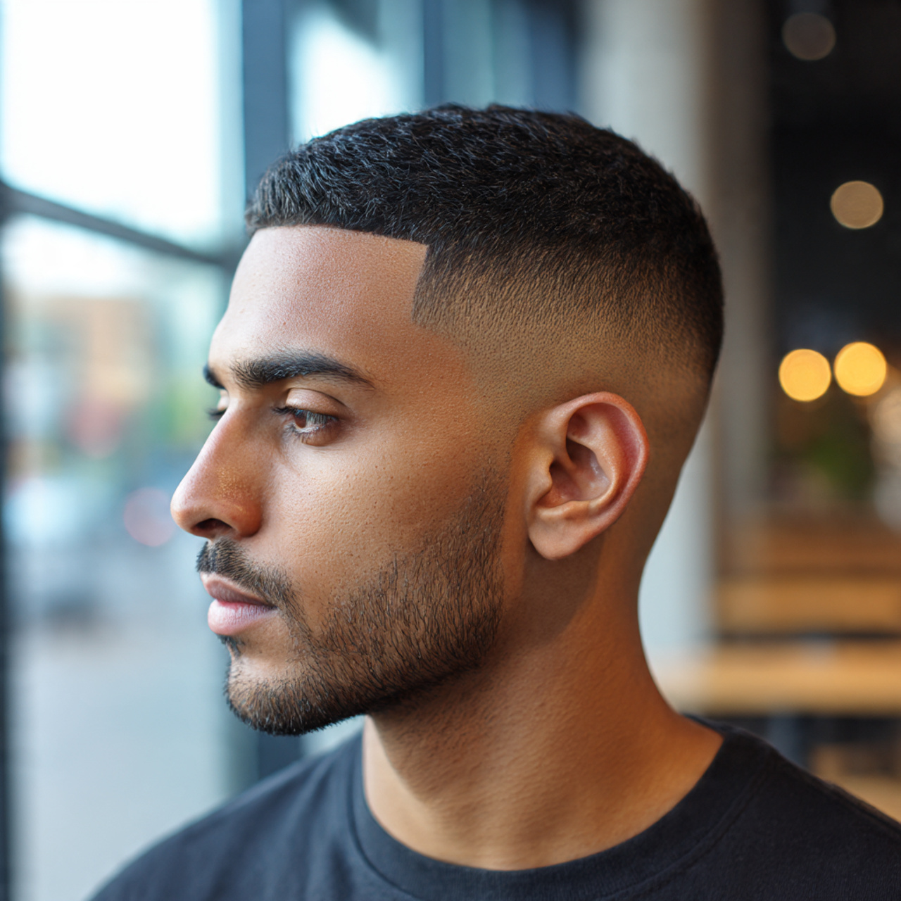 a clean and realistic portrait of a 1