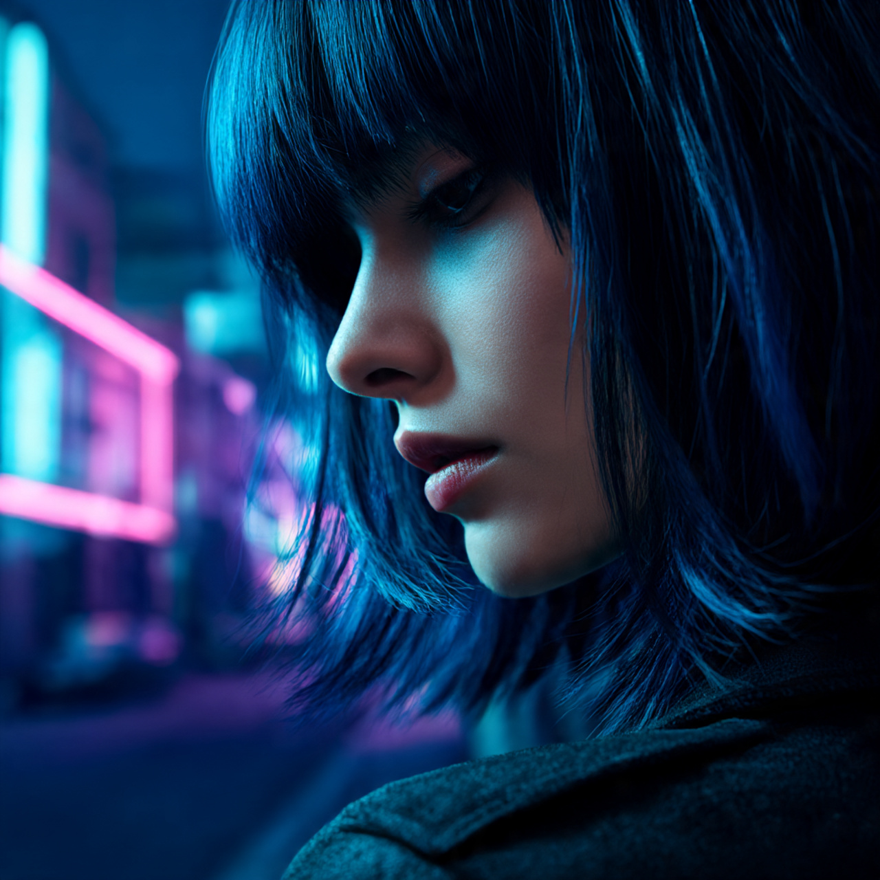 a close up high detail shot of a model