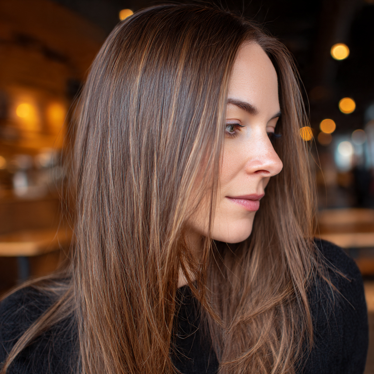 a close up portrait of a woman with 3