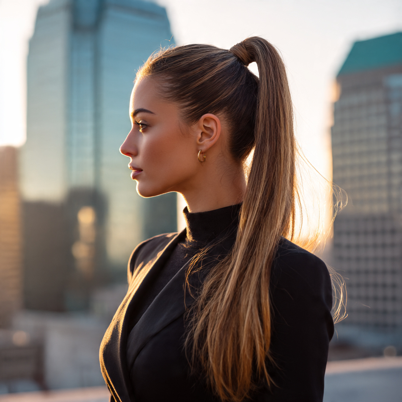 Best Long Hairstyles for Women: 27 Chic Ideas 5 a confident woman with a polished sleek