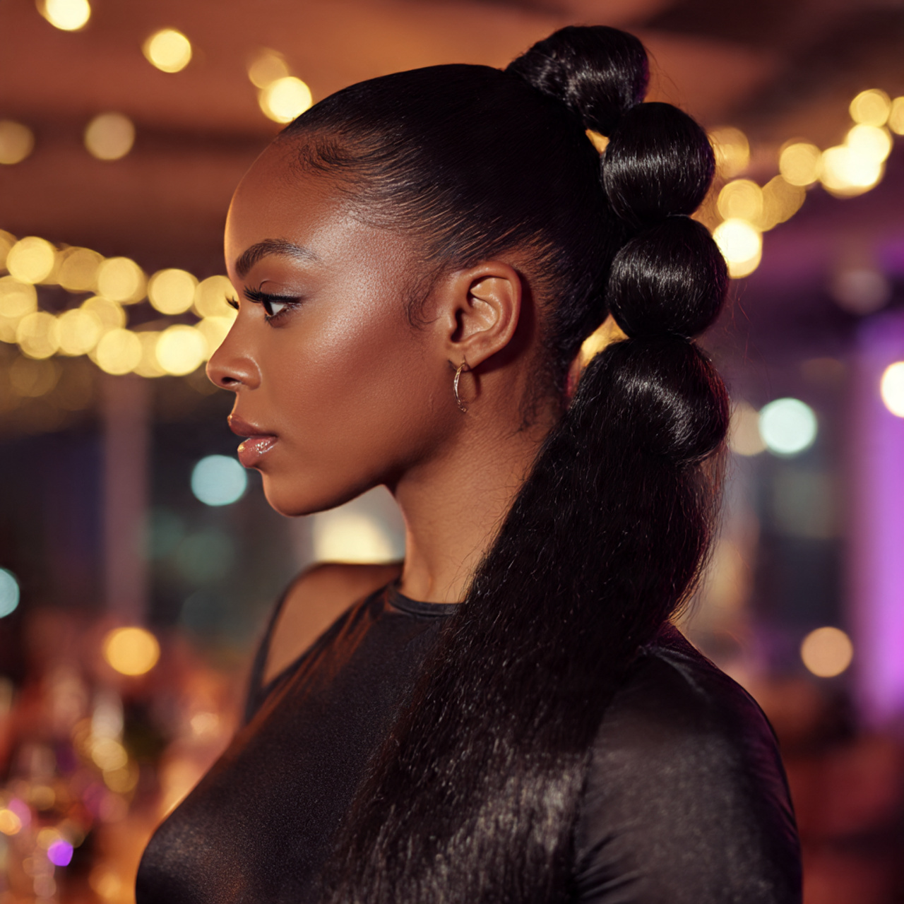 20 Famous Birthday Hairstyles Ideas for Every Party Vibe 18 a confident woman with rich brown skin