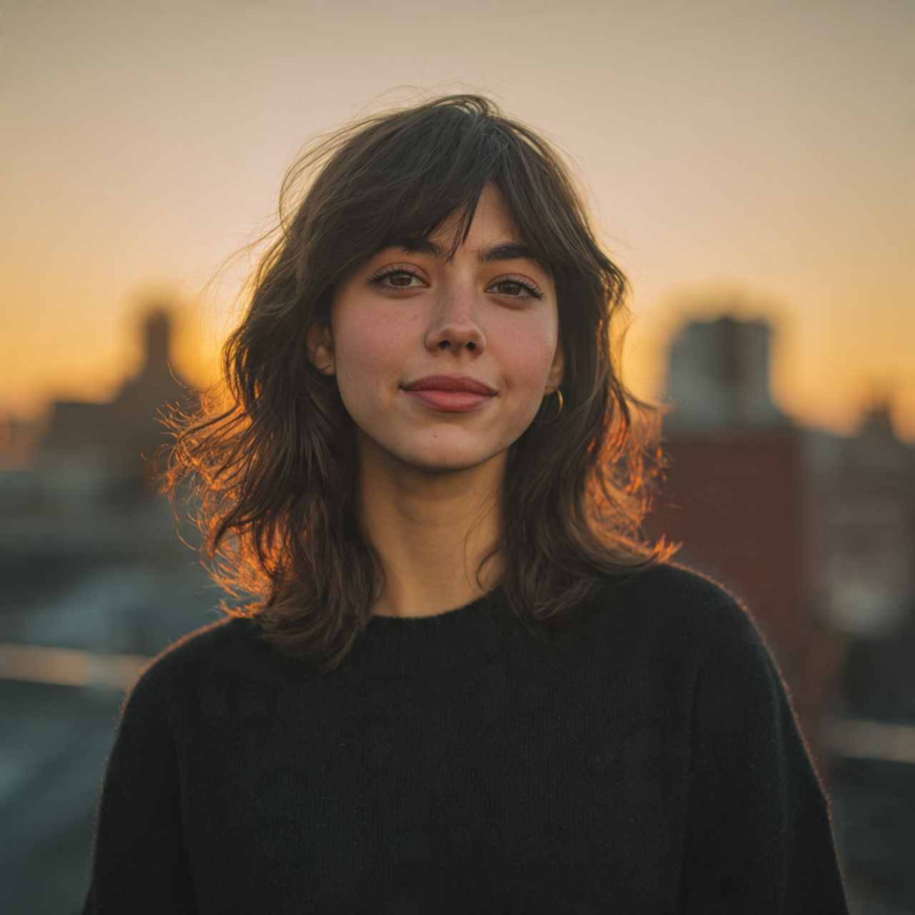 a confident young woman in her late