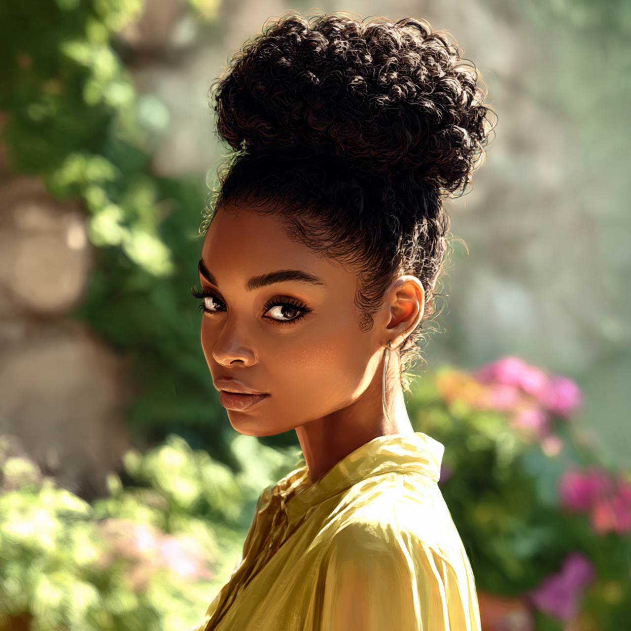 27 Chic & Easy Summer Hairstyles: Humidity-Proof Looks 26 a confident young woman outdoors with a