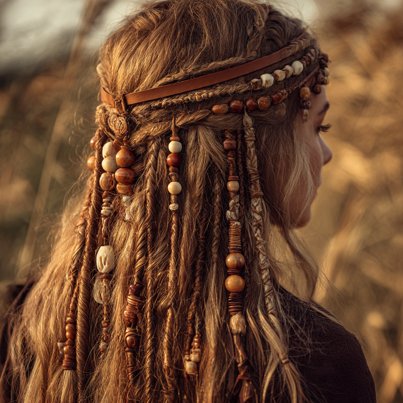 a creative halloween hairstyle inspired by handcrafted