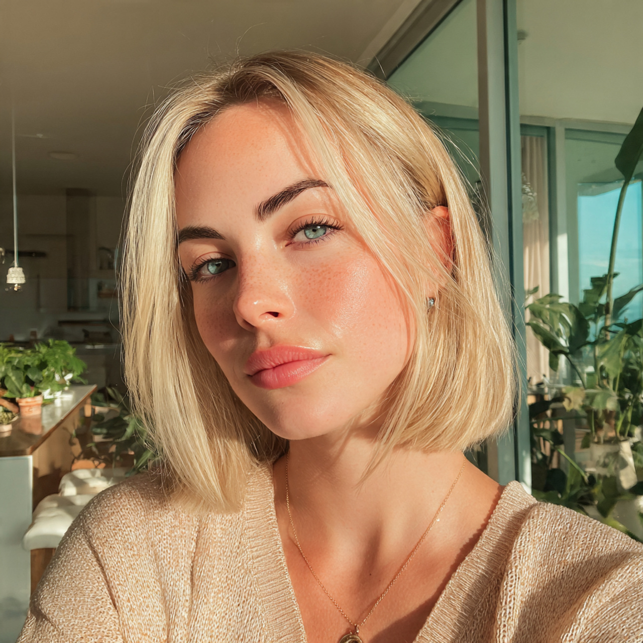 a different model with a sleek blunt edge