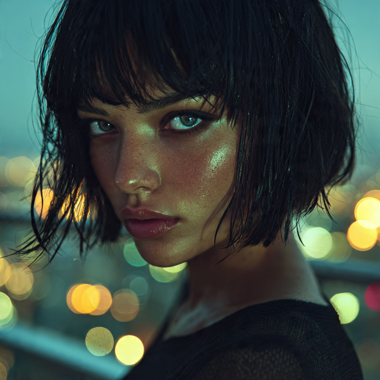 a dramatic ultra realistic image of a woman