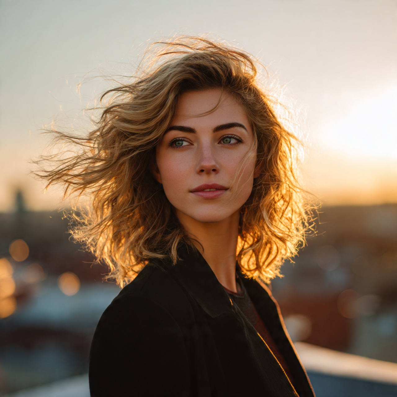 20 Shaggy Lob Ideas for a Fresh, Modern Look 14 a dynamic eye level portrait of a woman