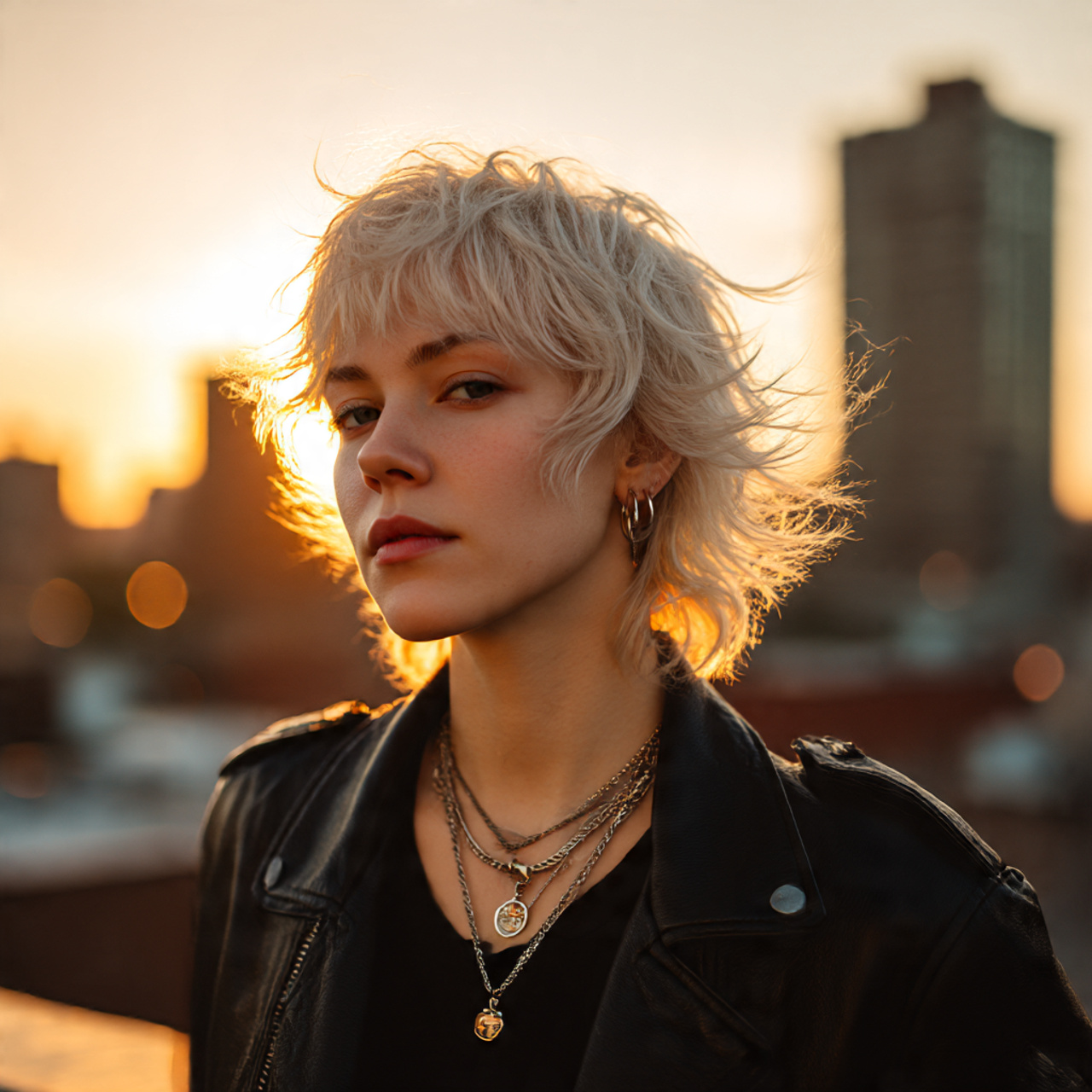 20 Short Shaggy Hair Ideas for Volume and Texture You’ll Love 2 a fashion forward portrait of a woman wearing