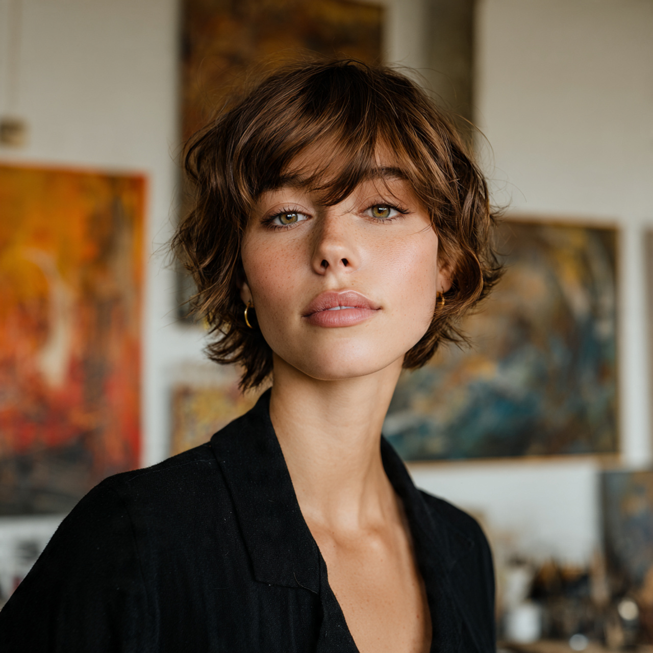 a fashionable woman in her mid 20s with