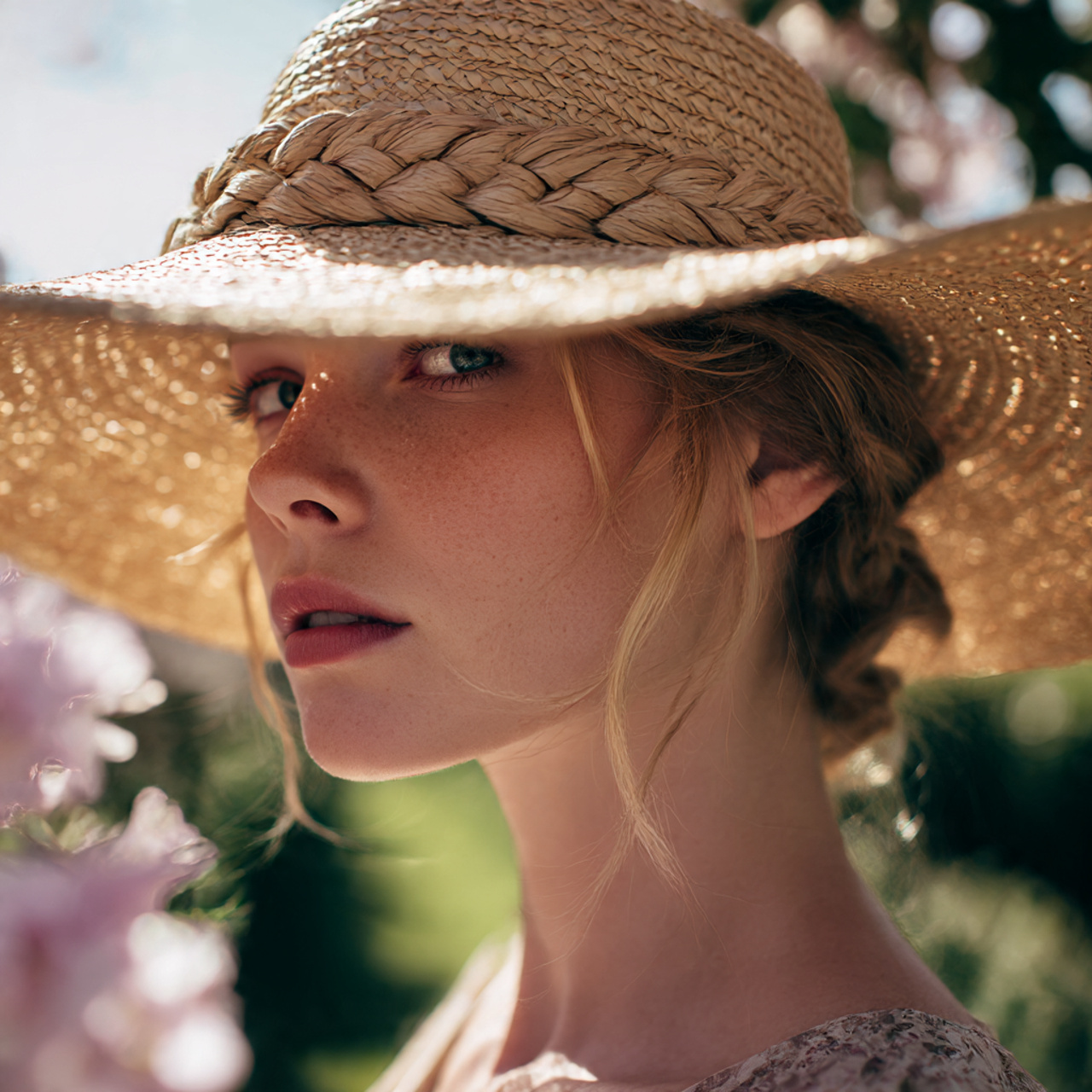 a feminine outdoor portrait of a woman 1