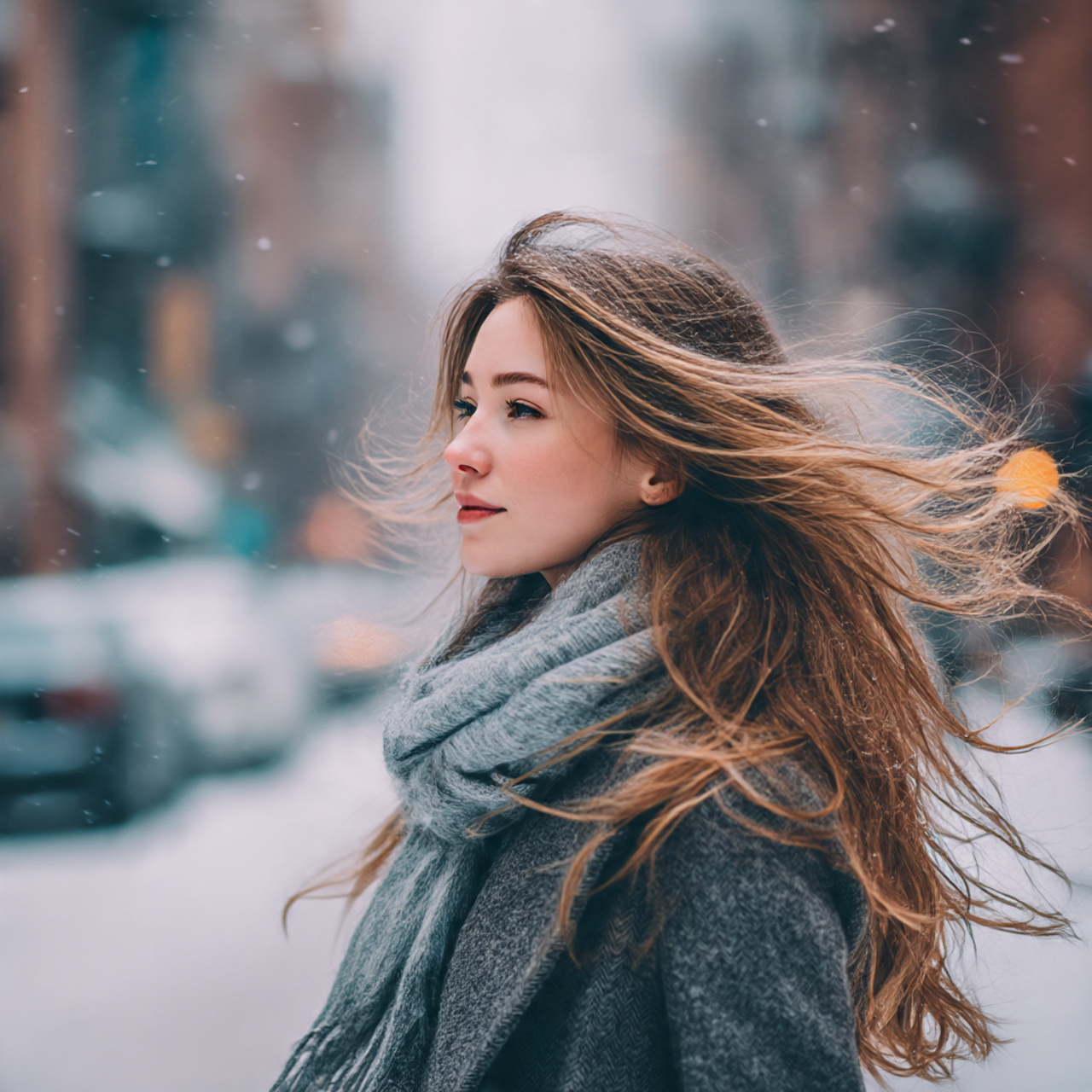 a full length shot of a woman showing