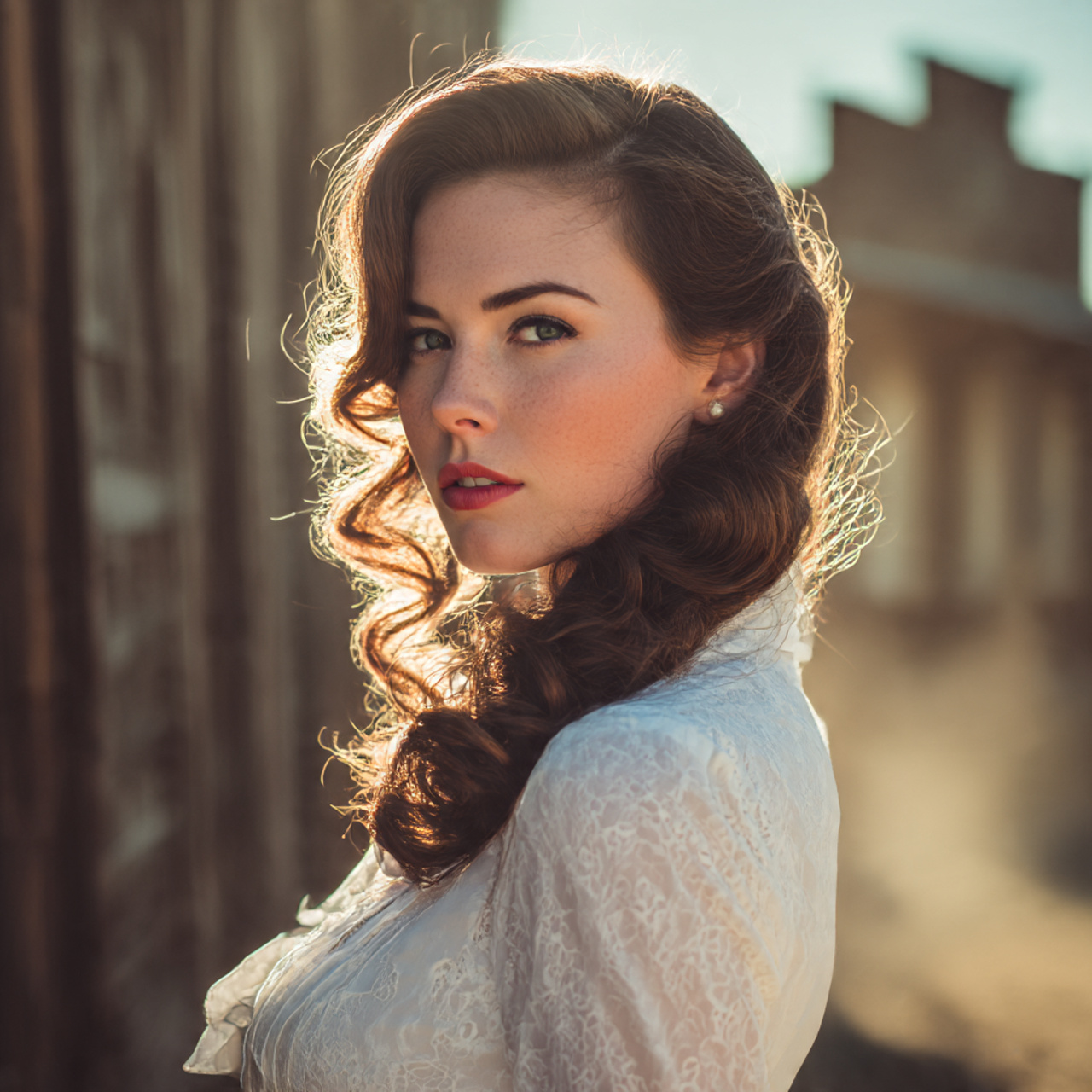 27 Modern Cowgirl Hairstyles Ideas for an Inspiring Western Vibe 7 a glamorous yet natural portrait of a