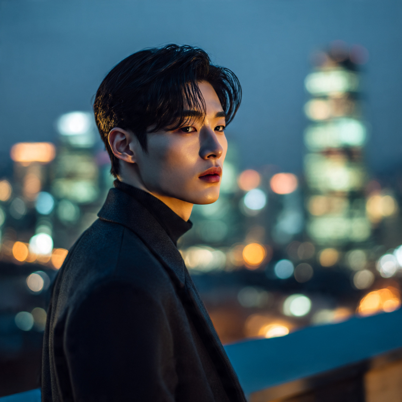 Trendy 30 Korean Hairstyles for Men Ideas to Elevate Your Style 23 a handsome korean man with a sleek