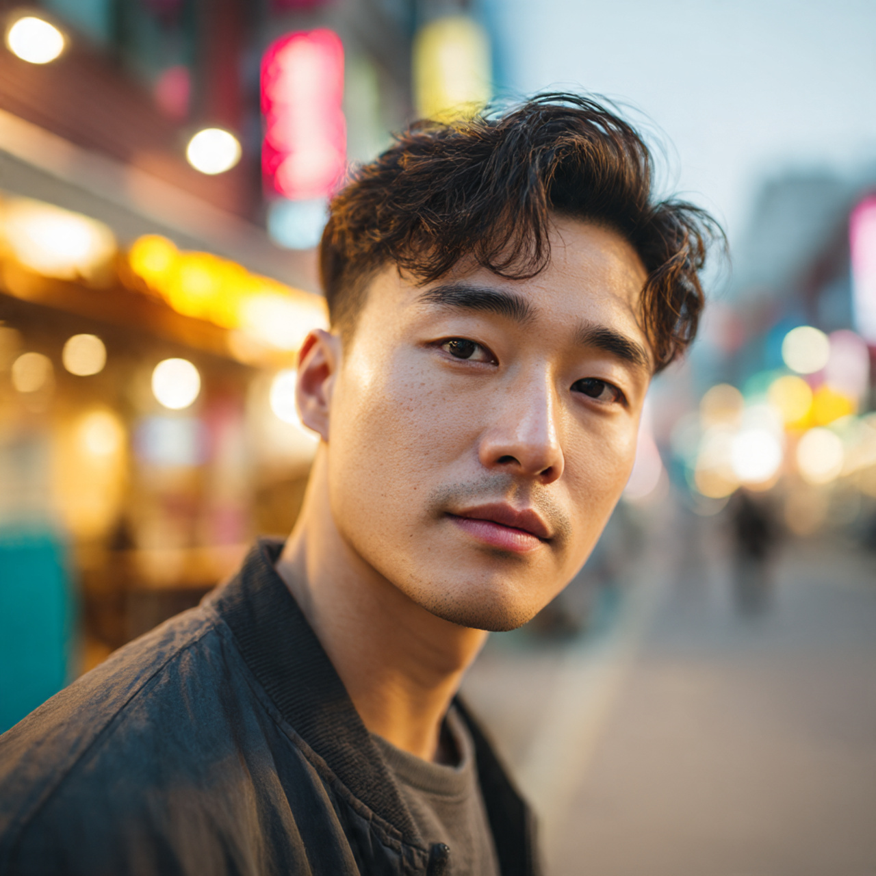 Trendy 30 Korean Hairstyles for Men Ideas to Elevate Your Style 27 a handsome korean man with warm beige