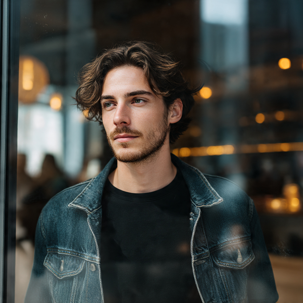 20 Modern Wolf Cut Men Ideas to Upgrade Your Style 2 a handsome man in his late 20s