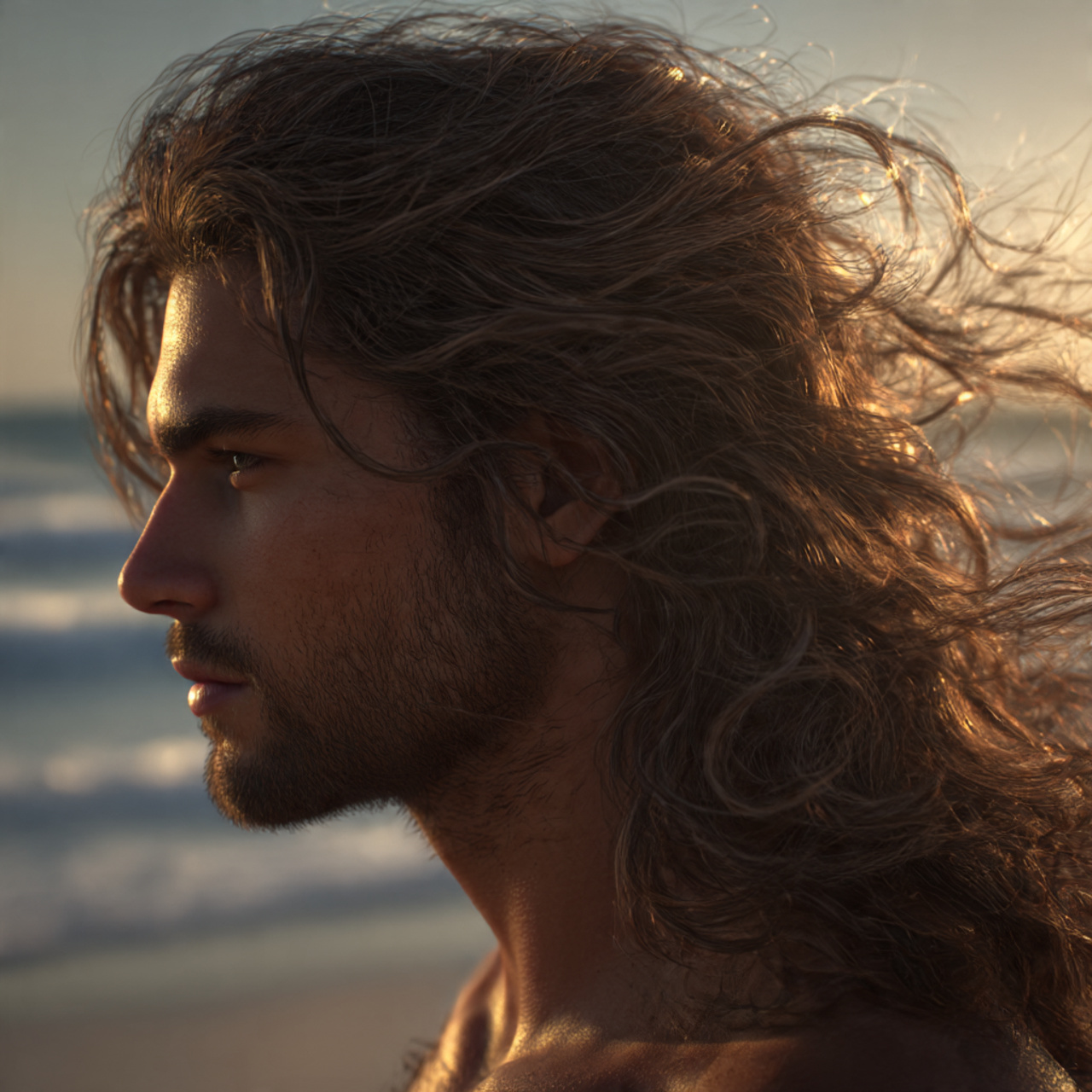 27 Best Long Hairstyles for Men Tips: Grow the Flow 7 a handsome man with flowing wavy long