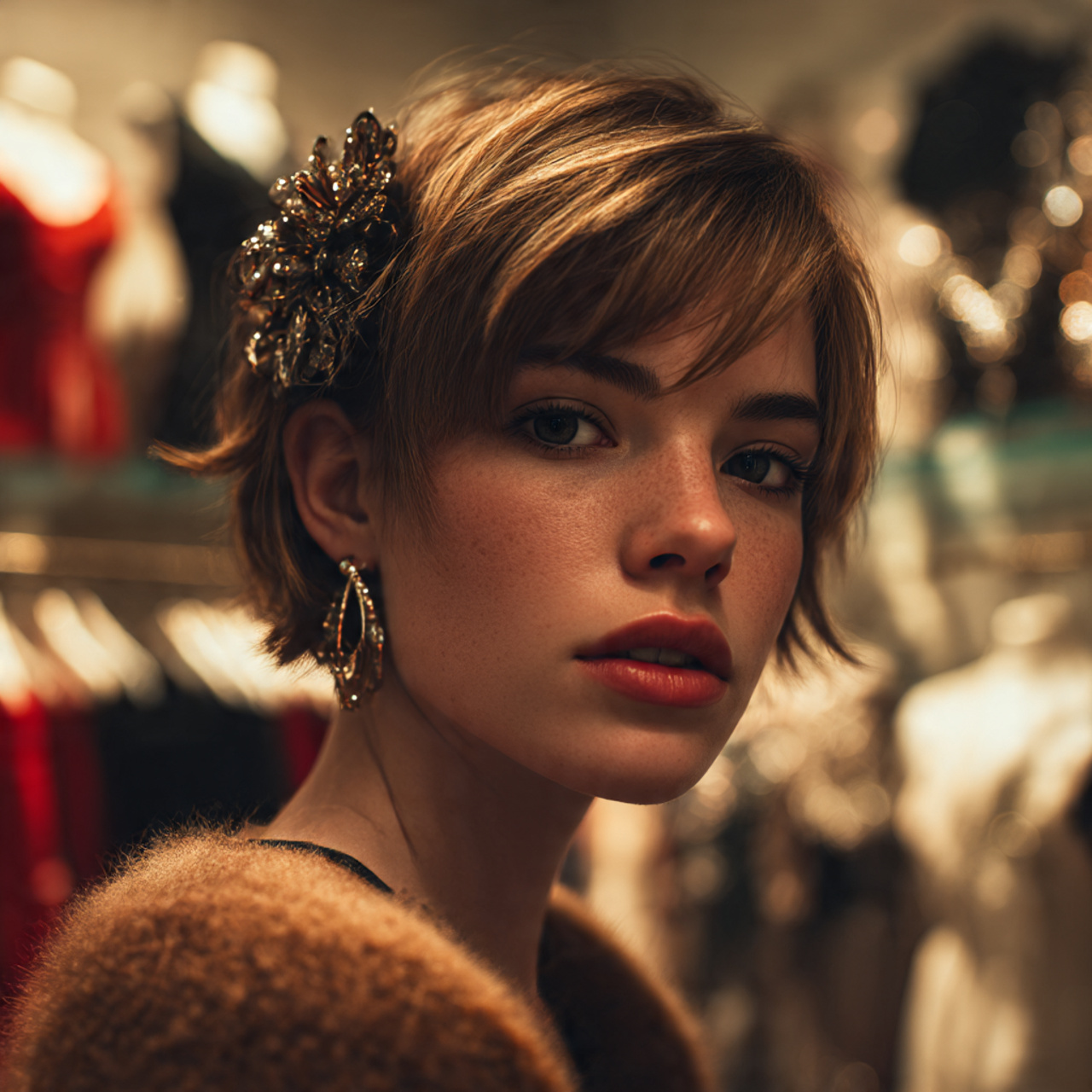 20 Shaggy Lob Ideas for a Fresh, Modern Look 19 a high quality realistic portrait of a woman