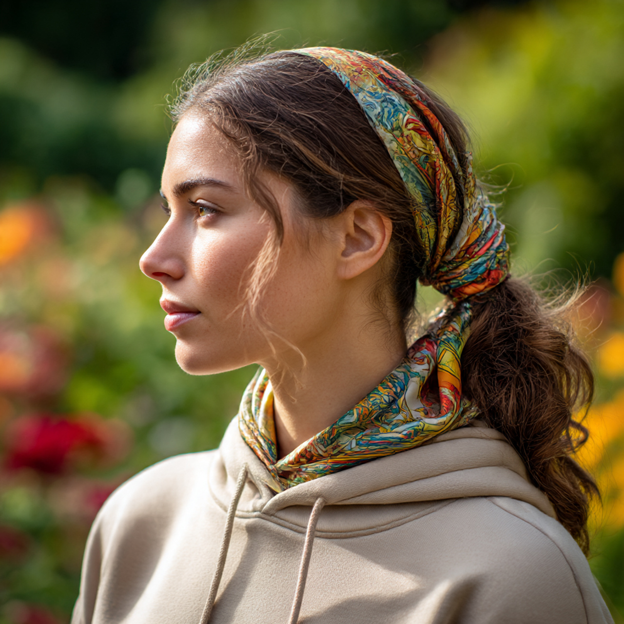 a high resolution close up of a woman with