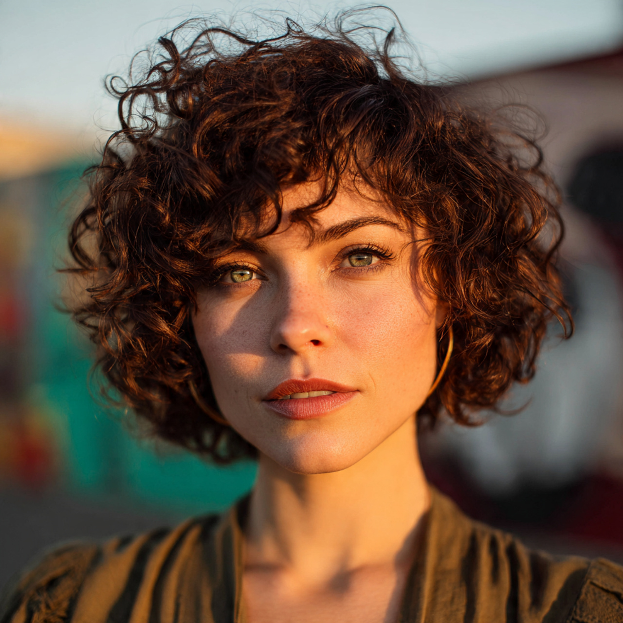 a highly realistic image of a woman