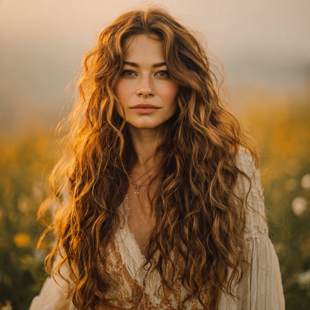 a highly realistic outdoor portrait of a