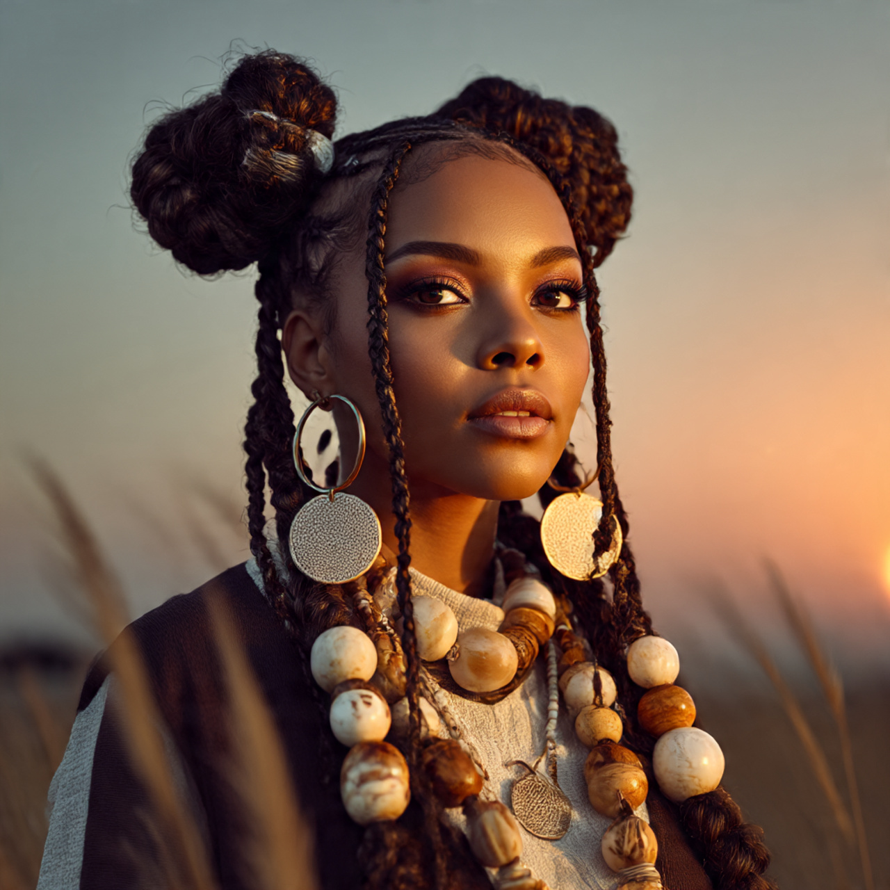 a highly realistic portrait of a beautiful