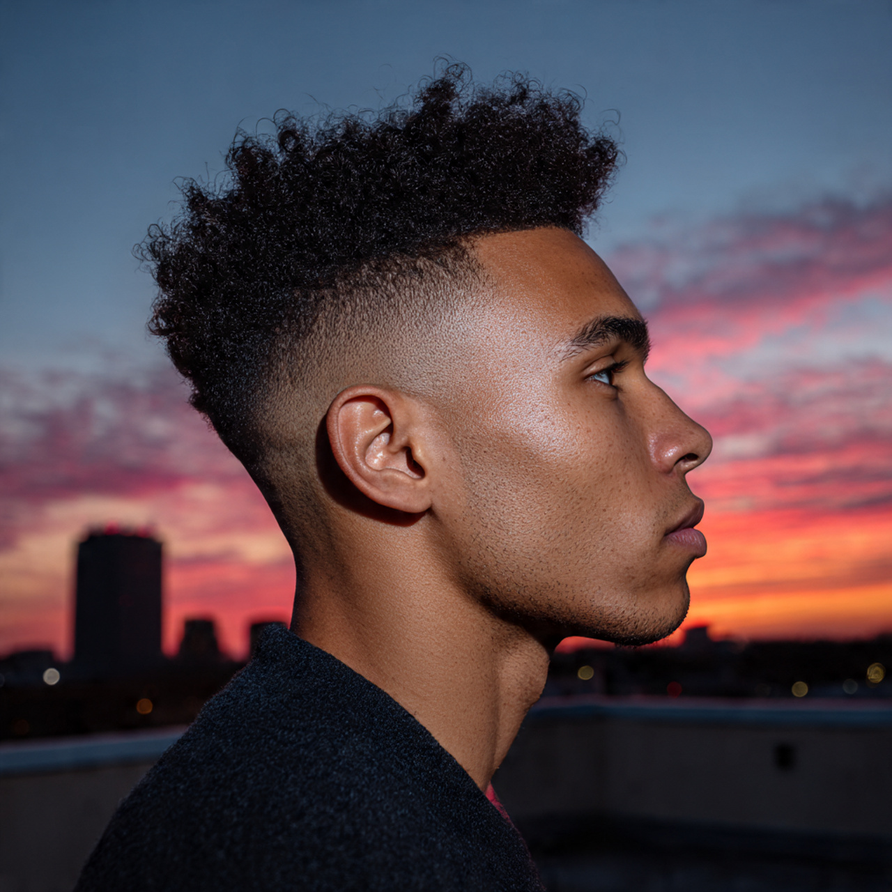 a highly realistic shot of an african american