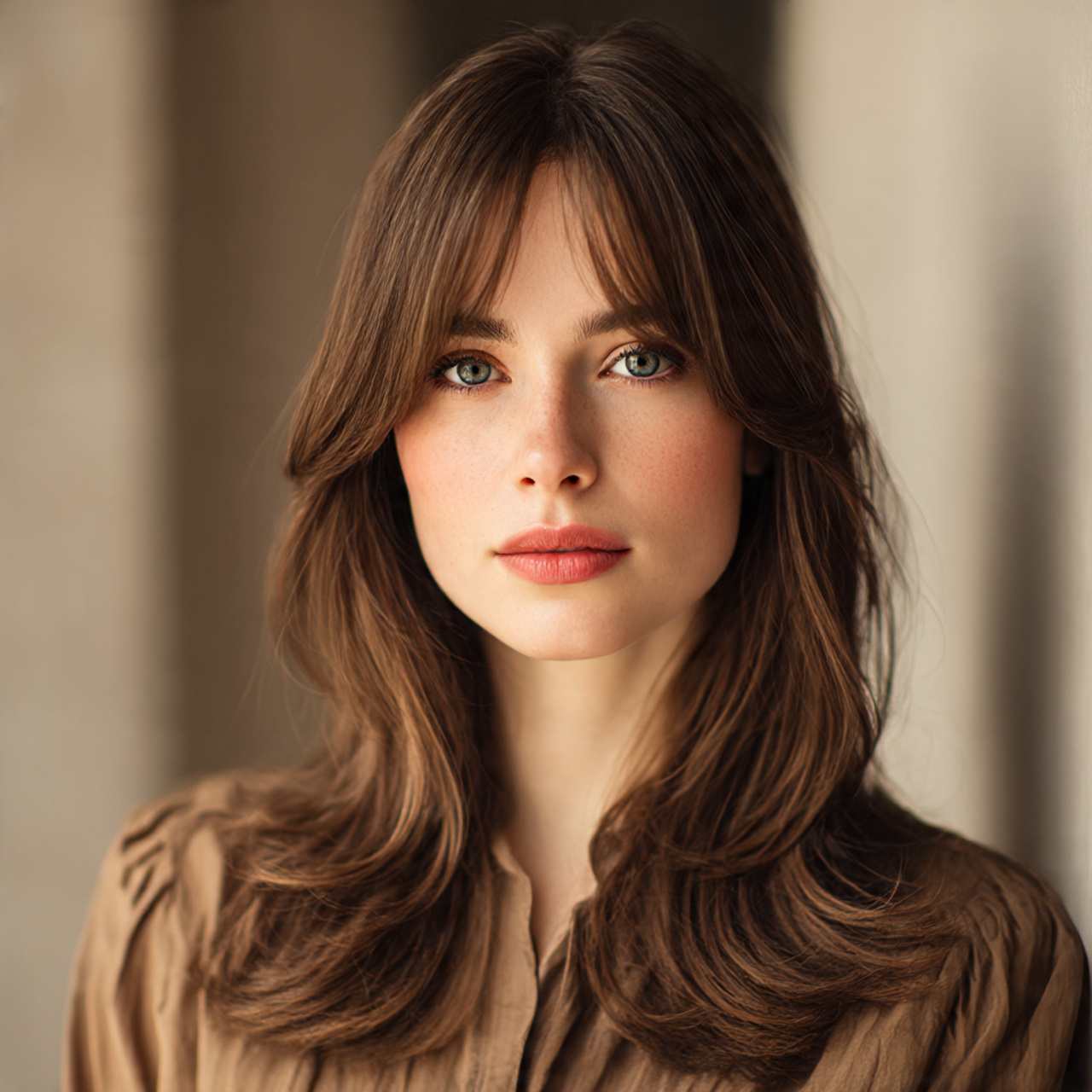 a hyper realistic close up of a fair skinned woman