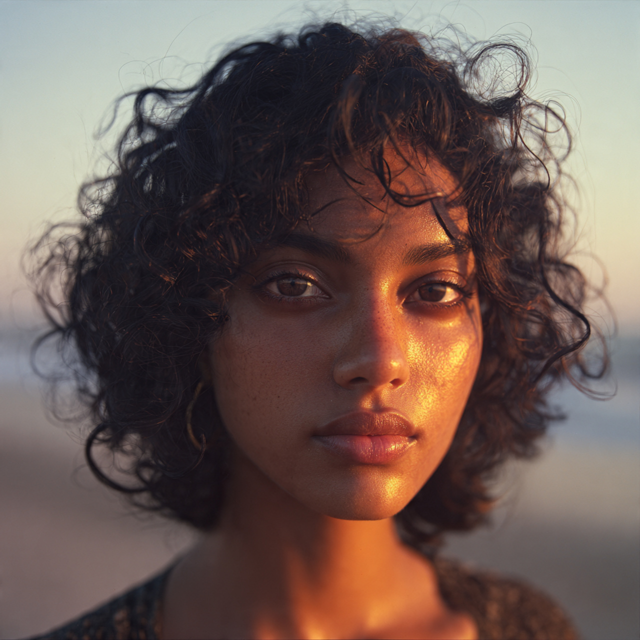 a hyper realistic image of a woman with