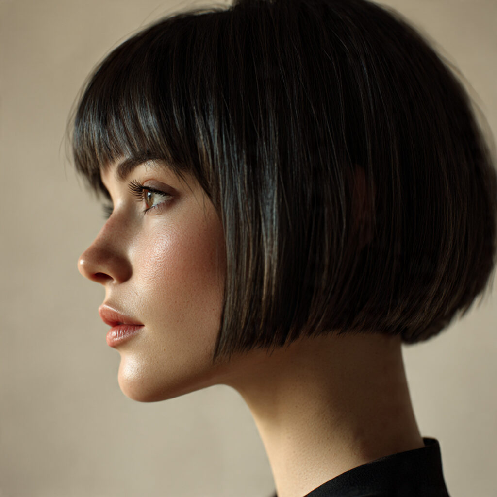 27 Effortless Women’s Haircuts 2026 Ideas for Your Next Upgrade 1 a hyper realistic portrait of a stylish woman