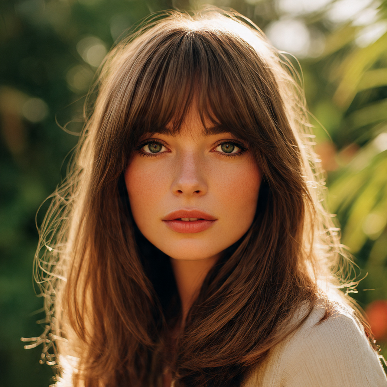 a hyper realistic portrait of a woman showcasing