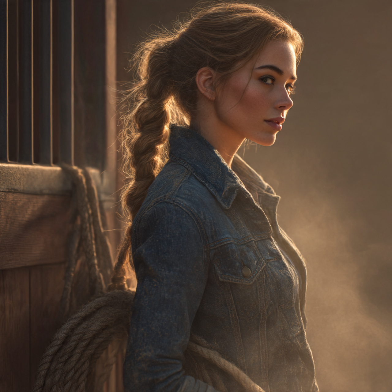 27 Modern Cowgirl Hairstyles Ideas for an Inspiring Western Vibe 3 a lifelike image of a confident cowgirl