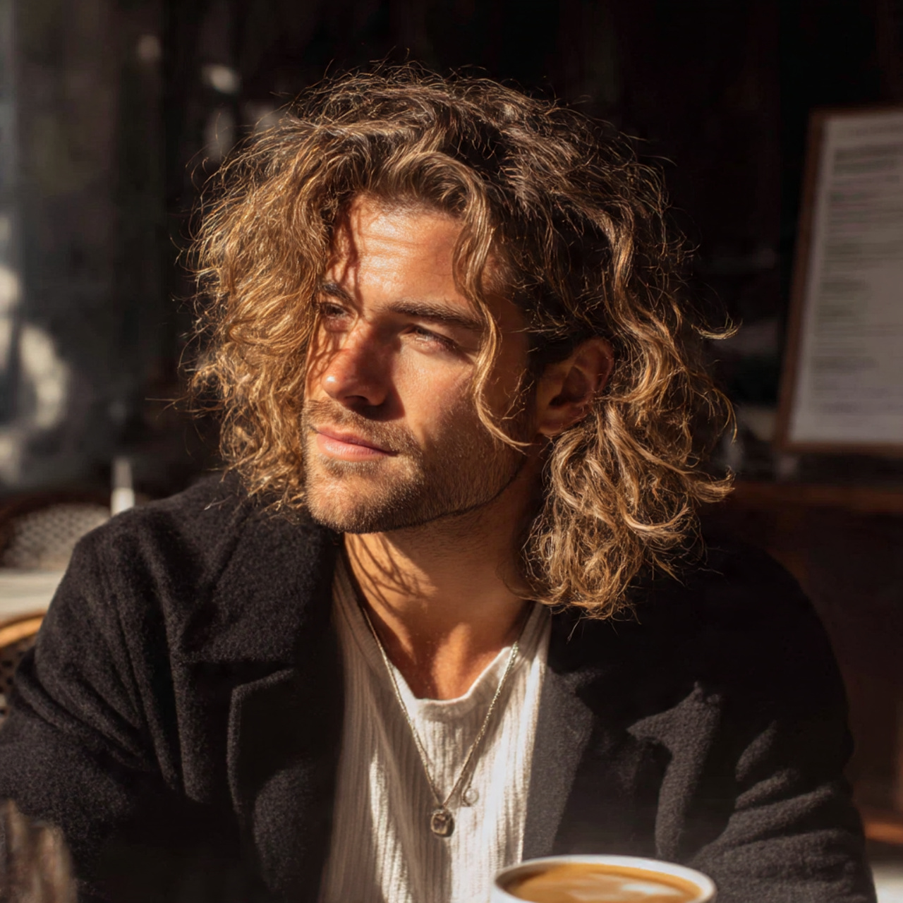 Master the Flow: 27 Long Haircuts for Men Ideas & Tips 2 a lifelike image of a stylish man