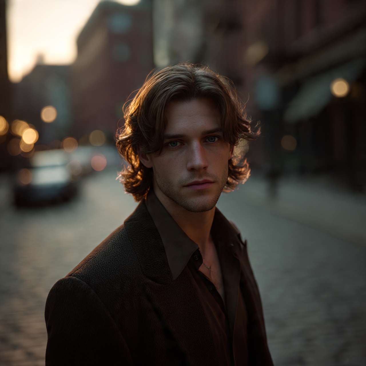 27 Best Medium Hairstyles for Men: Pro Cuts & Styling 7 a man with medium length hair styled in