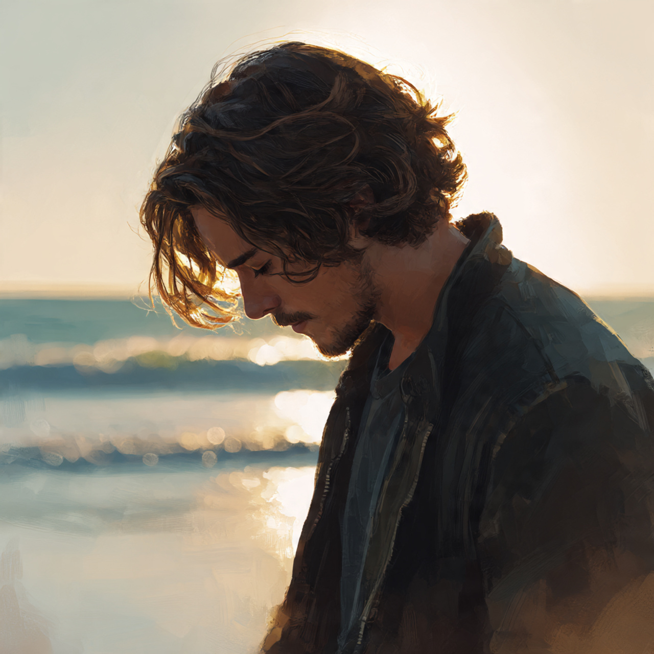 27 Best Medium Hairstyles for Men: Pro Cuts & Styling 13 a man with naturally wavy medium hair